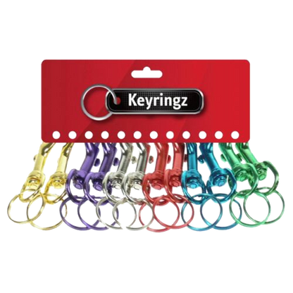 ASEC Metal Belt Clip Key Ring