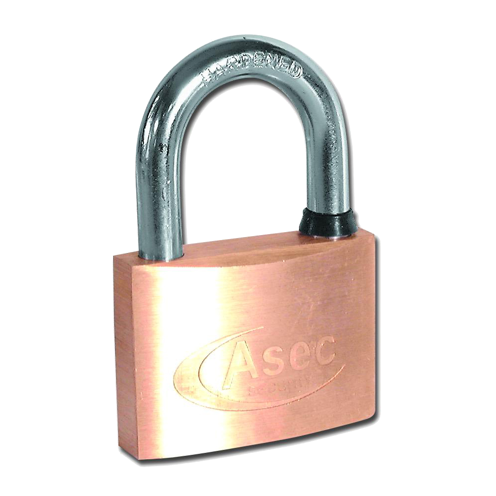 ASEC MK Open Shackle Brass Padlock