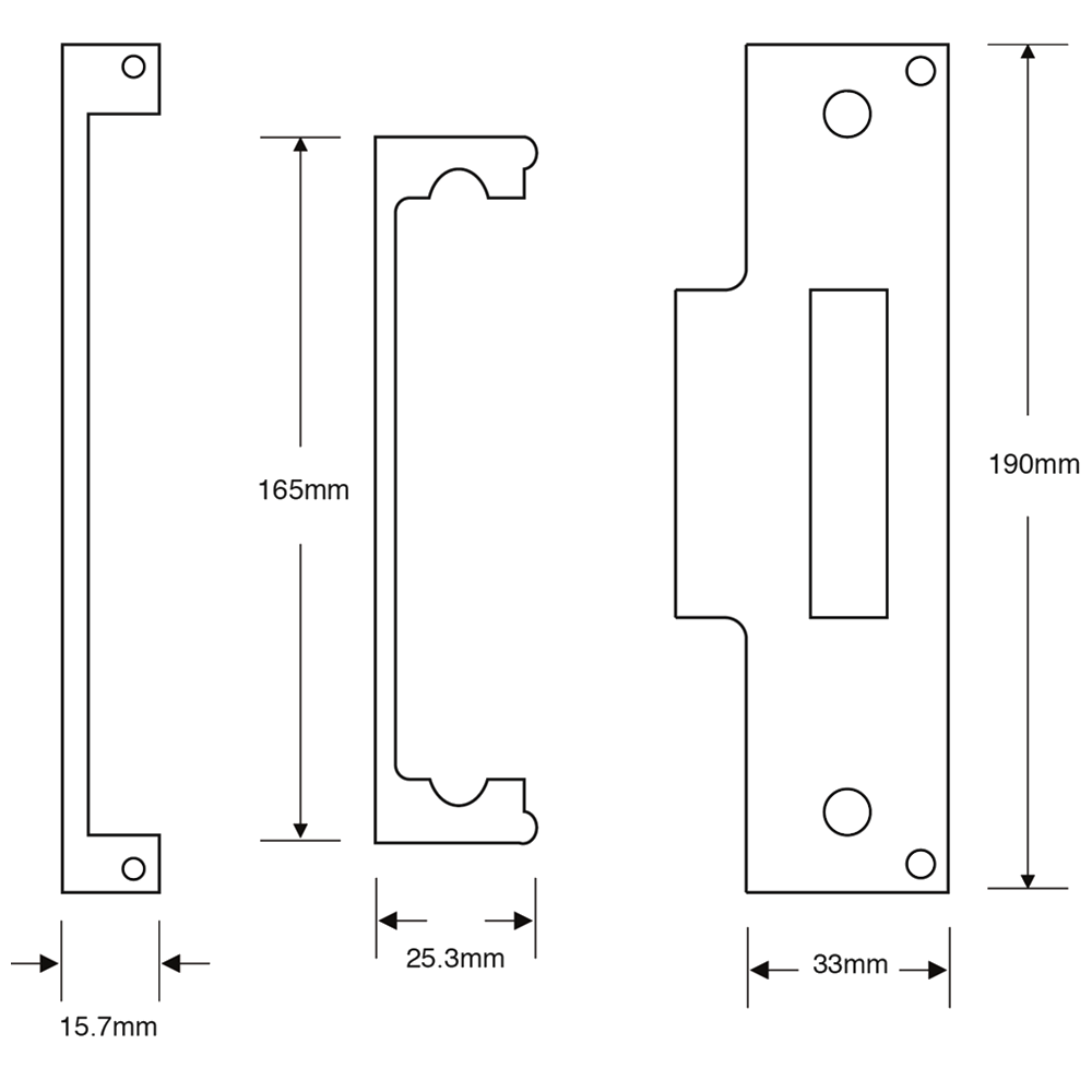 ASEC Mortice Nightlatch Rebate Kit