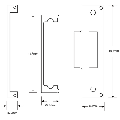 ASEC Mortice Nightlatch Rebate Kit