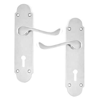 ASEC Oakley Plate Mounted Lever Furniture