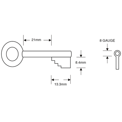ASEC Padlock Blank To Suit FB14