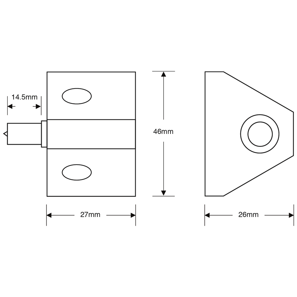 ASEC Patio Push Lock