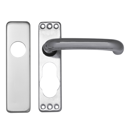 ASEC Plate Mounted Aluminium Lever Furniture
