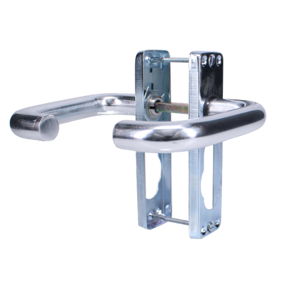 ASEC Plate Mounted Aluminium Lever Furniture