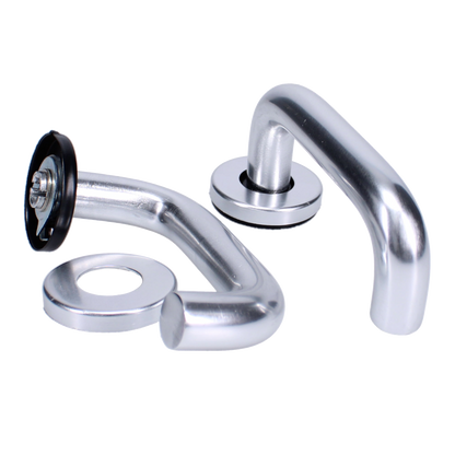 ASEC Round Rose Aluminium Sprung Lever Furniture