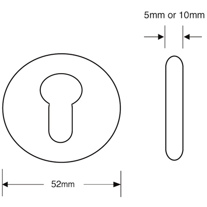 ASEC Stainless Steel Escutcheon