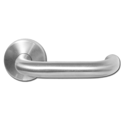 ASEC Stainless Steel Round Rose Lever Furniture