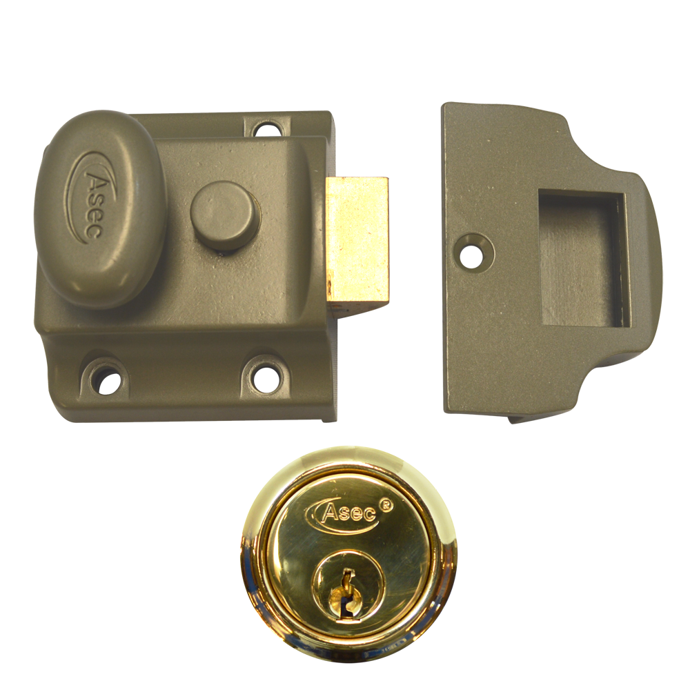 ASEC Traditional Non-Deadlocking Nightlatch