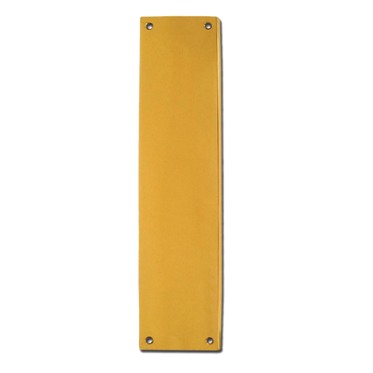ASEC Victorian 70mm Wide Polished Brass Finger Plate