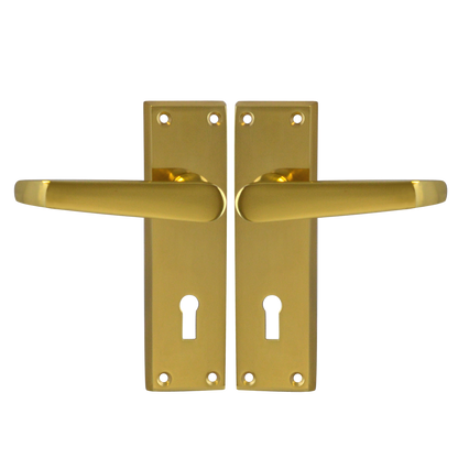 ASEC Victorian Plate Mounted Lever Furniture