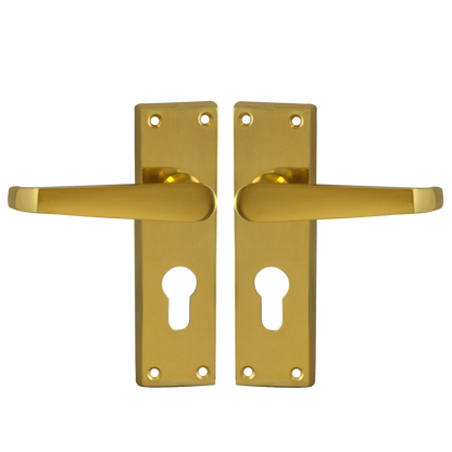 ASEC Victorian Plate Mounted Lever Furniture