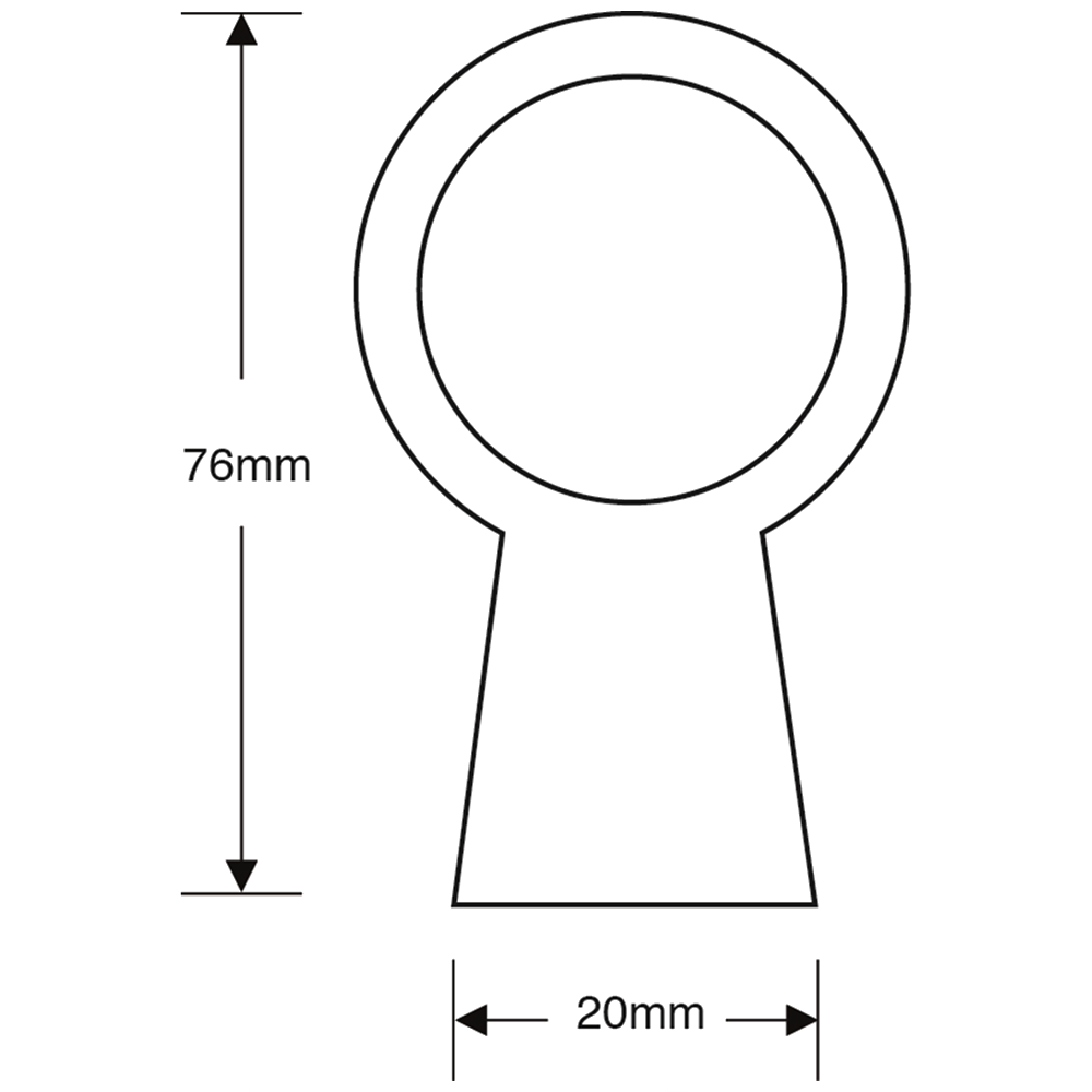 ASEC Victorian Thin Cylinder Pull