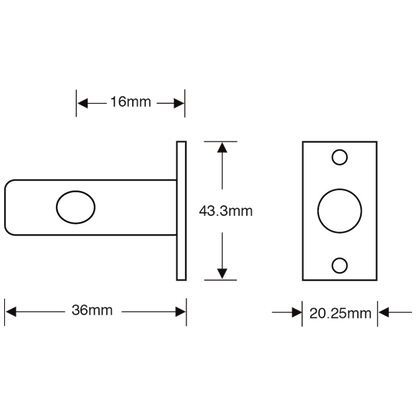 ASEC Window Security Bolt