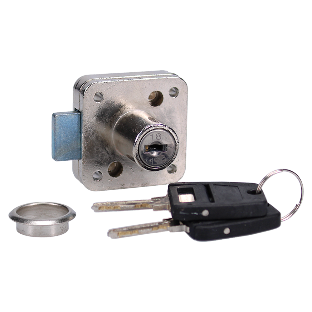 ASEC Deadbolt Furniture Lock Square Plate