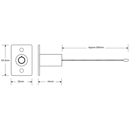 ASEC Garage Door Emergency Release