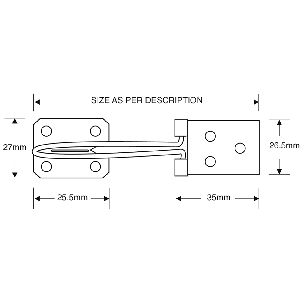 ASEC Wire Hasp & Staple