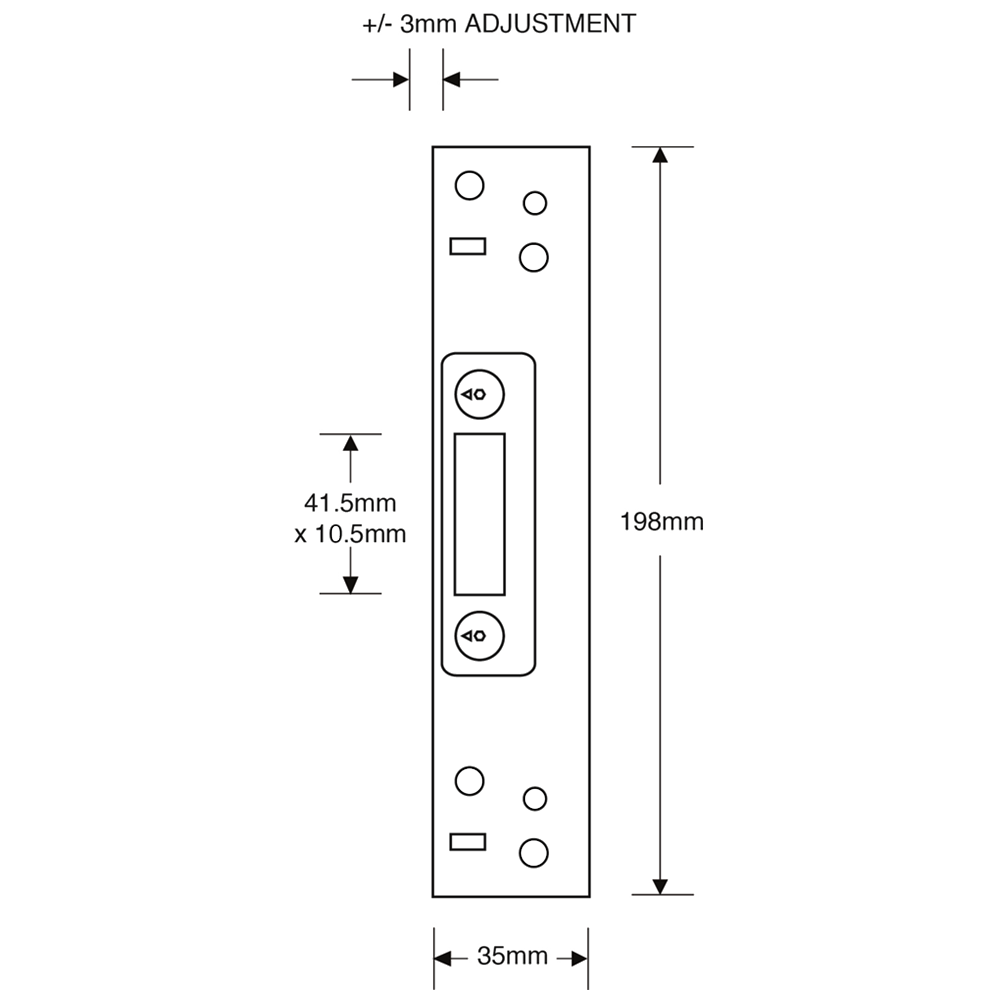 ASEC Universal Modular Repair Lock Keep - Hook