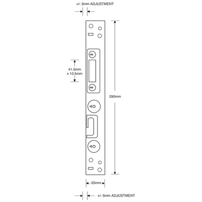 ASEC Modular Repair Lock Keep - Roller & Hook