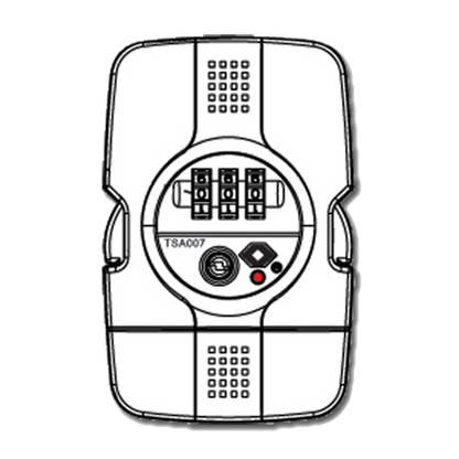 ASEC TSA Combination Luggage Belt Lock