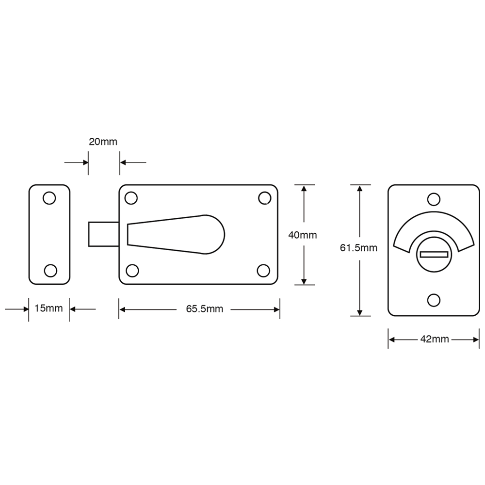 ASEC Toilet Indicator Bolt