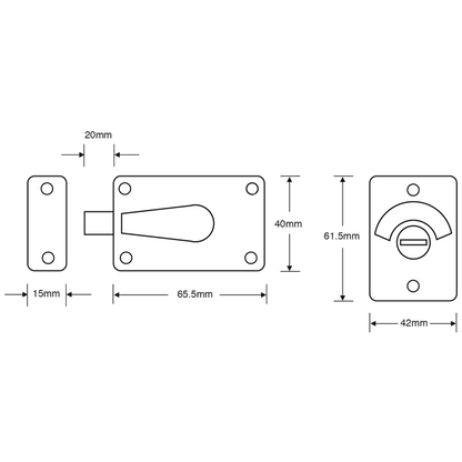 ASEC Toilet Indicator Bolt