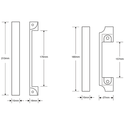 ASEC Rebate To Suit Asec Euro British Standard Sashlocks