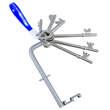 ASEC FB Key Set with 6 Keys including Firemans Drop Key