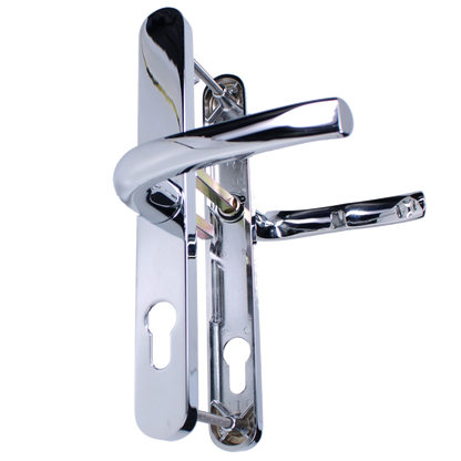 ASEC 92/62 Offset Lever/Lever UPVC Furniture - 240mm Backplate