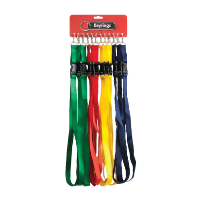 ASEC Assorted Coloured Lanyards