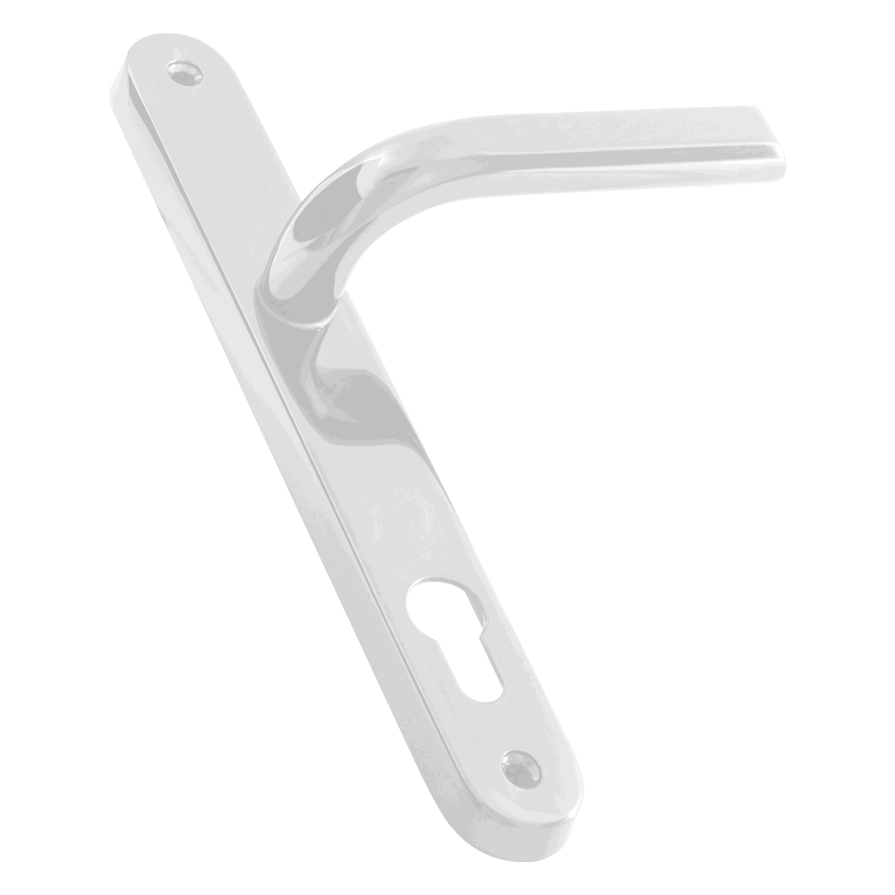 ASEC 85 Lever/Lever UPVC Furniture - 242mm Backplate