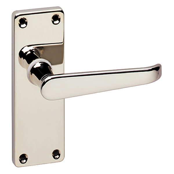 ASEC URBAN Classic Victorian Short Latch Lever on Plate Door Furniture