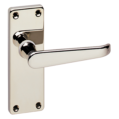ASEC URBAN Classic Victorian Short Latch Lever on Plate Door Furniture