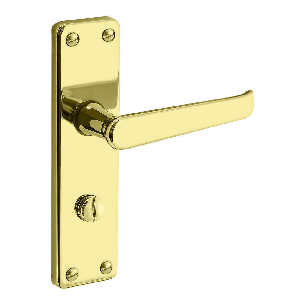 ASEC URBAN Classic Victorian Bathroom Lever on Plate Door Furniture