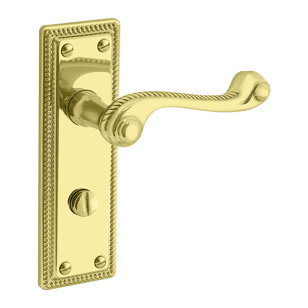 ASEC URBAN Classic Georgian Bathroom Lever on Plate Door Furniture
