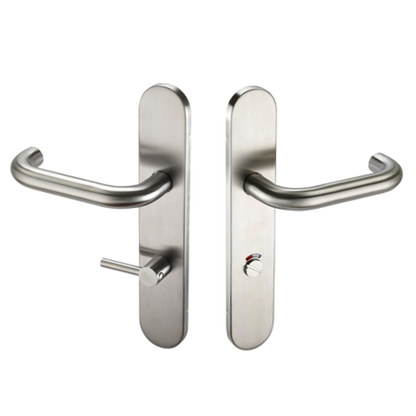 ASEC Radius Backplate Lever Furniture DDA