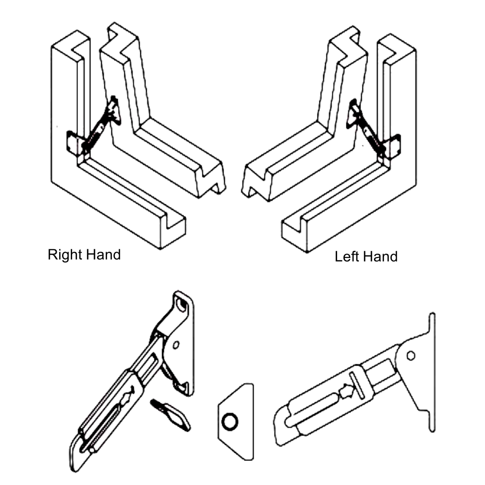 ASEC Face Fix Locking Window Restrictor Kit
