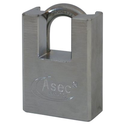 ASEC Closed Shackle Padlock with Removable Cylinder