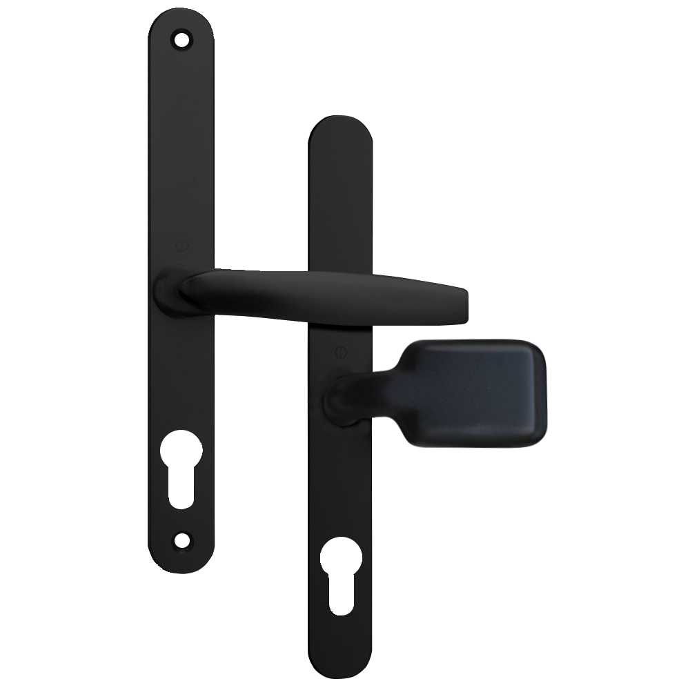 ASEC 68mm Lever Pad UPVC Door Furniture With Snib