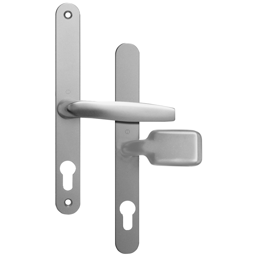 ASEC 68mm Lever Pad UPVC Door Furniture With Snib