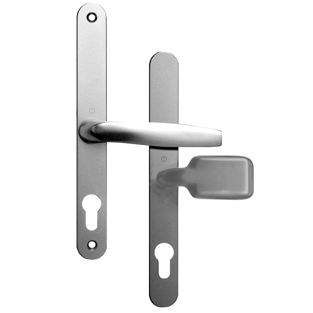 ASEC 68mm Lever Pad UPVC Door Furniture With Snib