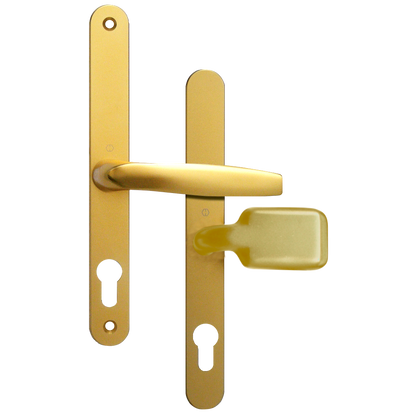 ASEC 68mm Lever Pad UPVC Door Furniture With Snib