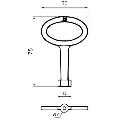 ASEC Double Bitted Utility Key