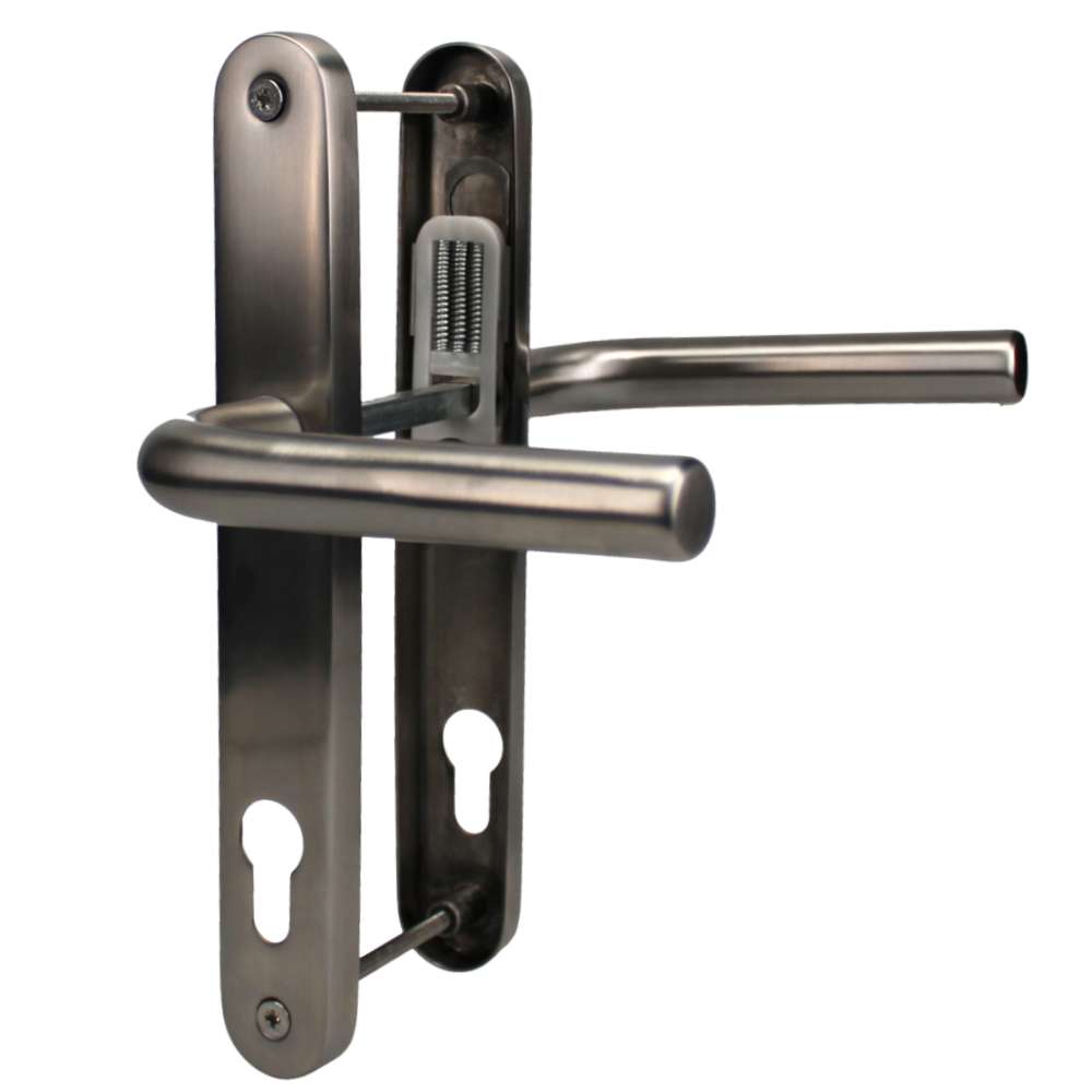 ASEC 92 Lever/Lever UPVC Furniture - 242mm Backplate