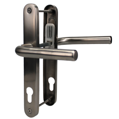 ASEC 92 Lever/Lever UPVC Furniture - 242mm Backplate