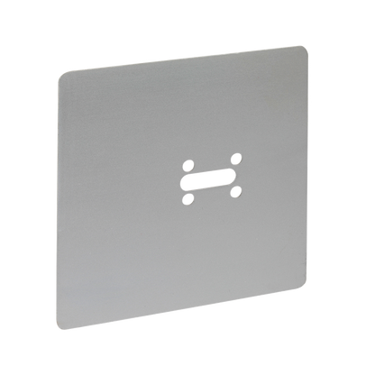 ASEC Satin Anodised Aluminium Cubicle Retro-Fit Plate To Cover Fixing Holes