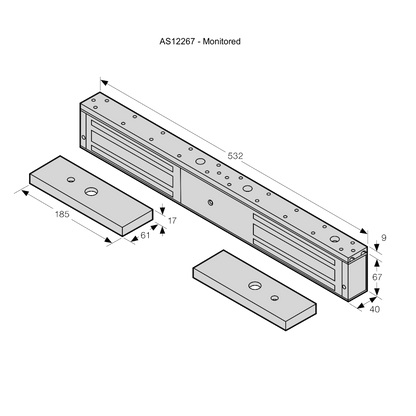 ASEC Standard Double Magnet