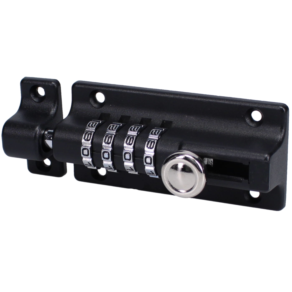ASEC Combination Tower Bolt Black