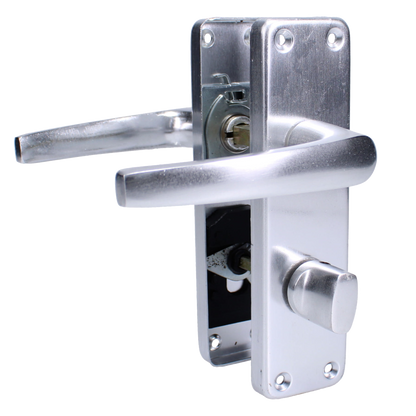 ASEC Stafford Plate Furniture Lever Bathroom With Privacy Turn