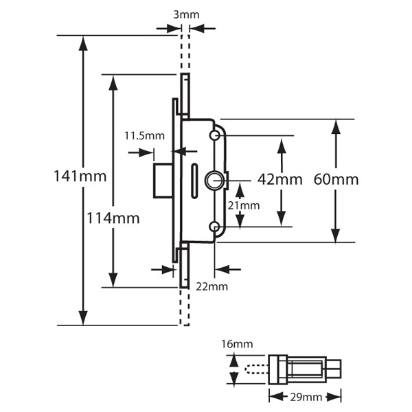 ERA Aubi Saracen Window Gearbox